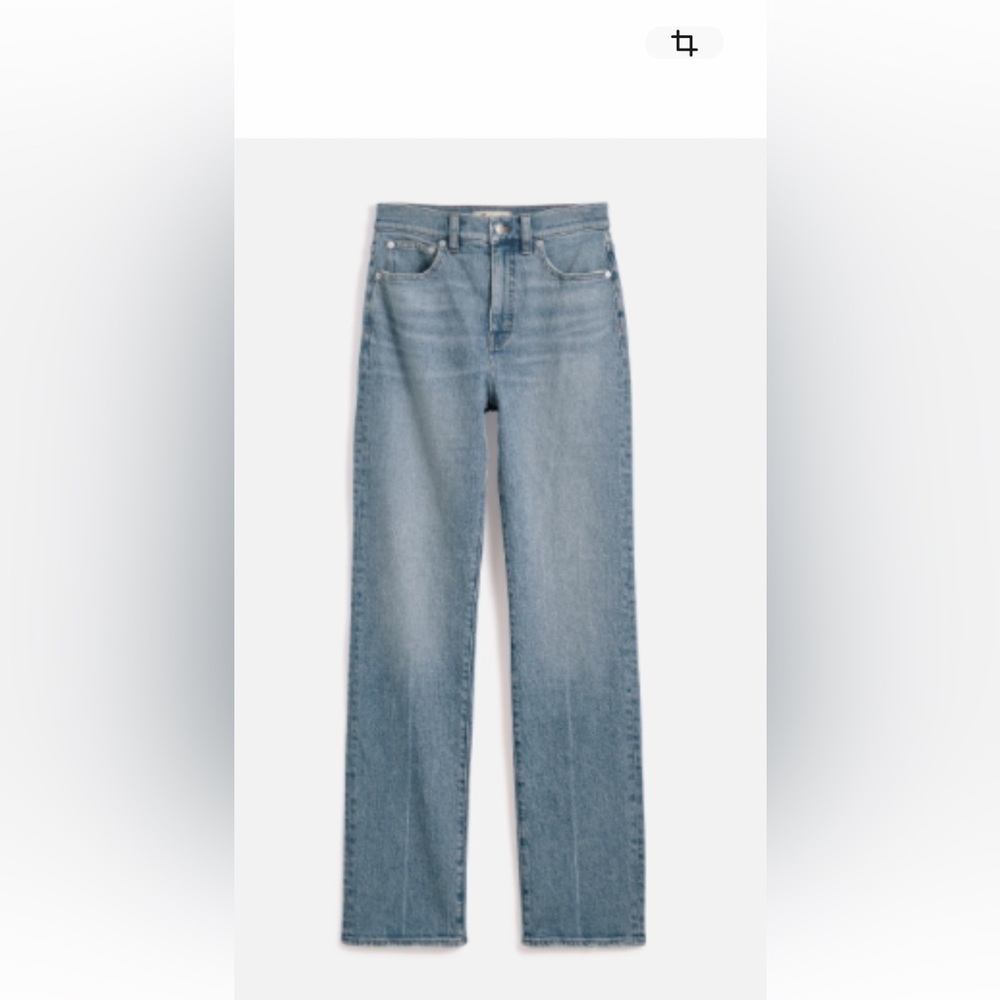 MADEWELL The Petite '90s Straight Jean